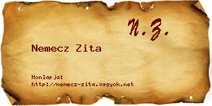 Nemecz Zita névjegykártya
